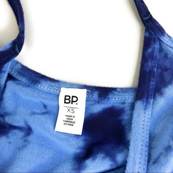 NWT BP Tiedye Belted Romper in Blue - Picture 5 of 7